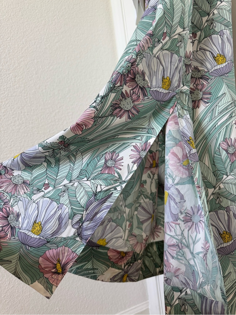 Tory Burch Bib Front Printed Caftan - NWT - Picture 8 of 11